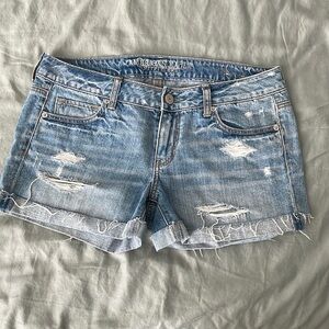 American Eagle Distressed Denim Shorts, 10